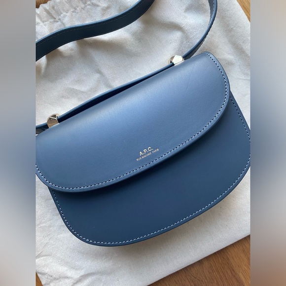 A.P.C. Blue Mini Genève Bag NWT - Picture 3 of 9